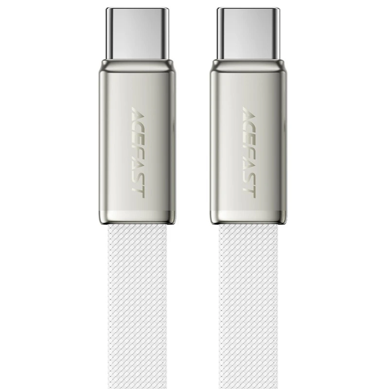 Дата кабель Acefast C24-03 Type-C to Type-C 60W (1.2m) – White. Фото 2 з 5