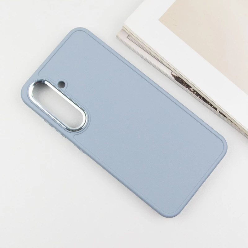 TPU чохол Bonbon з металевими кнопками на Samsung Galaxy S24 – Блакитний / Mist blue. Фото 5 з 11