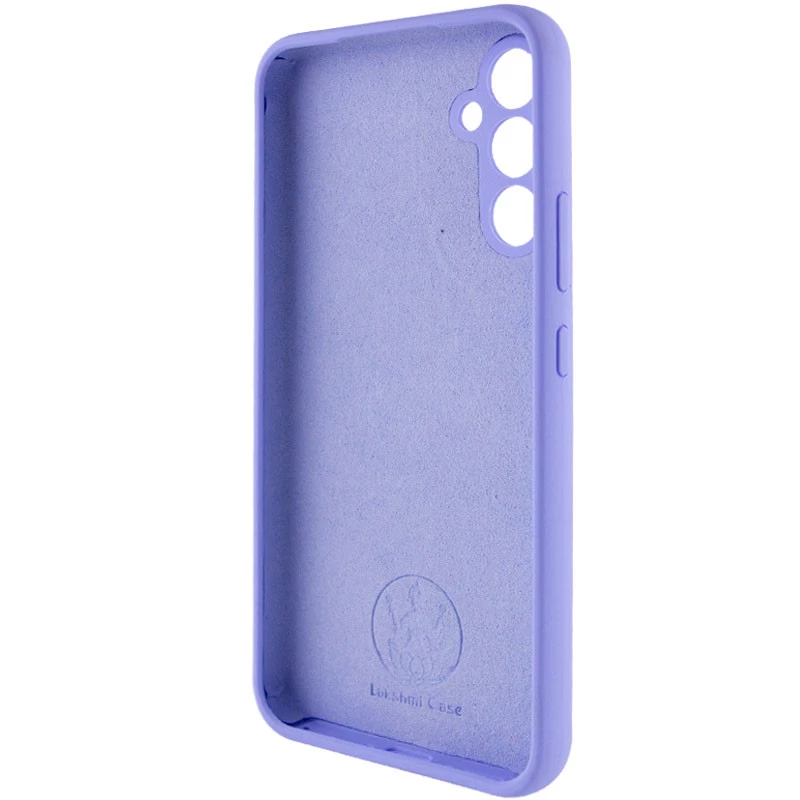 Чохол Silicone Case Lakshmi Premium з закритою камерою на Samsung Galaxy S24 FE – Бузковий / Dasheen. Фото 9 з 19