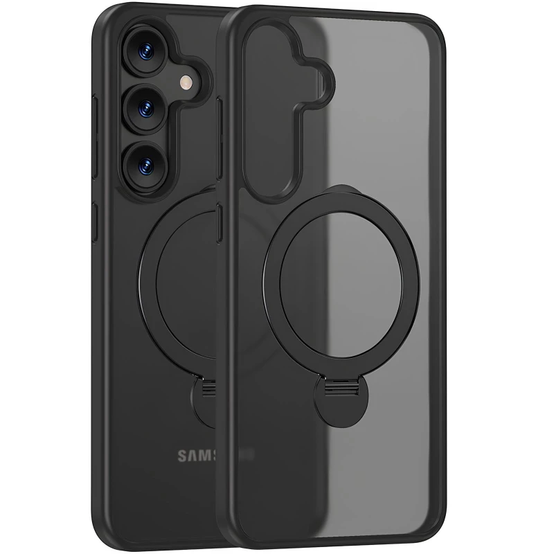 Чехол Ummi Colorful with MagSafe HQ Ring для Samsung Galaxy S24 – Black. Фото 1 из 4