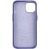 Кожаный чехол Leather Case с MagSafe для Apple iPhone 14 (6.1") – Violet. Фото 4 из 9