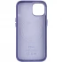 Шкіряний чохол Silicone Case Soft з MagSafe на Apple iPhone 12 (6.1") – Violet. Фото 5 з 15
