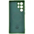 Чохол Silicone Cover Lakshmi Full Camera (AA) with Magnetic Fit для Samsung Galaxy S23 Ultra – Зелений / Dark green. Фото 2 з 5