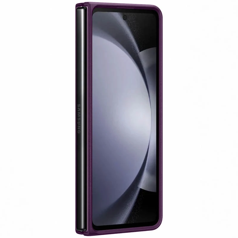Шкіряний чохол Leather Case Premium на Samsung Galaxy Z Fold5 – Purple. Фото 6 з 11