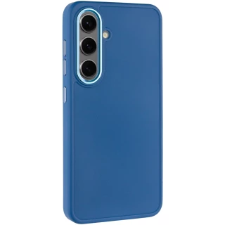 TPU чохол Bonbon з металевими кнопками на Samsung Galaxy S23+ — Синій / Denim Blue