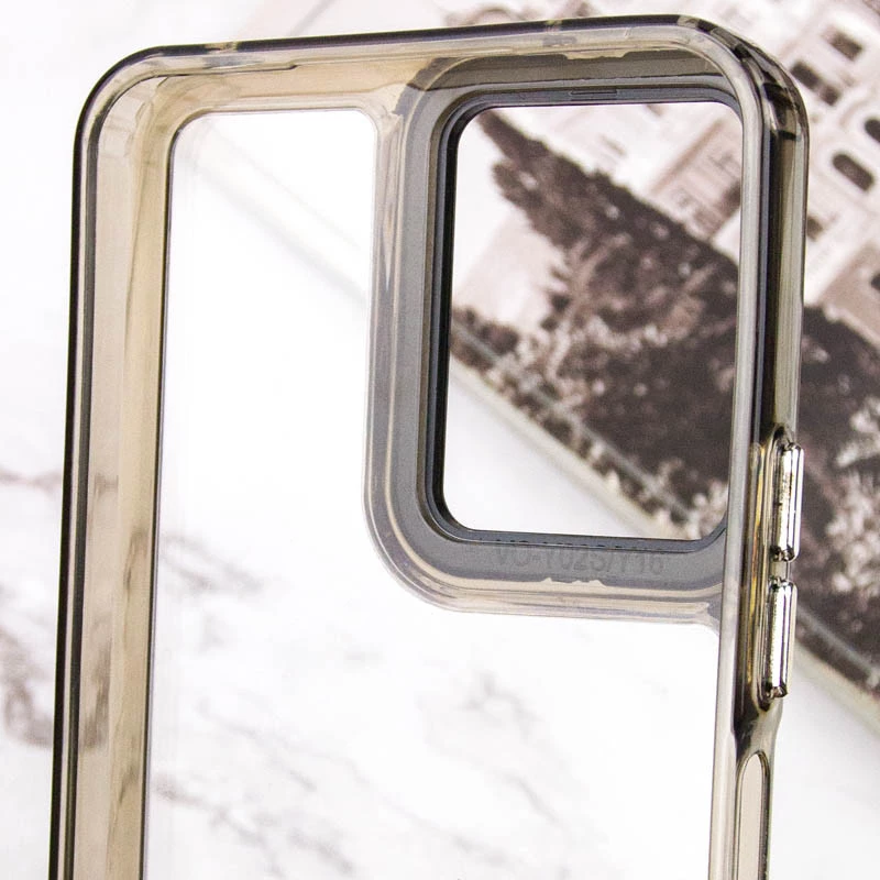 Цветной чехол TPU+PC на Xiaomi Redmi 12 – Gray. Фото 6 из 6