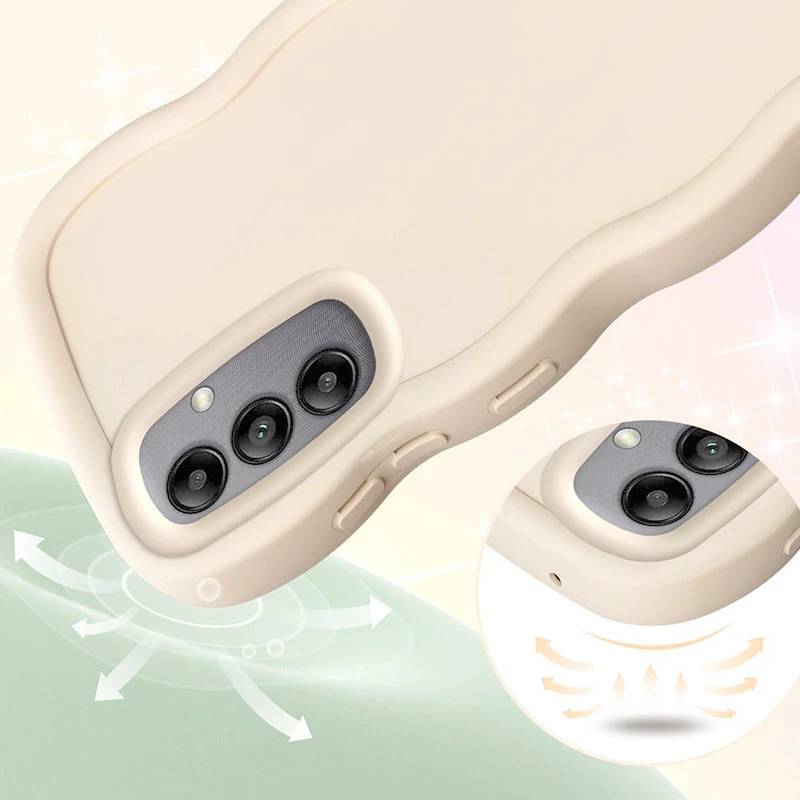 Чехол Ripple для Samsung Galaxy S23 FE – Antigue White. Фото 4 из 5