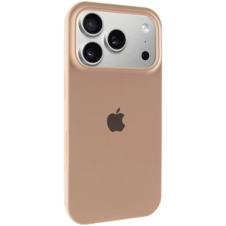 Чохол Silicone Case з закритим низом на Apple iPhone 17 Pro Max (6.9") — Бежевий / Desert Gold