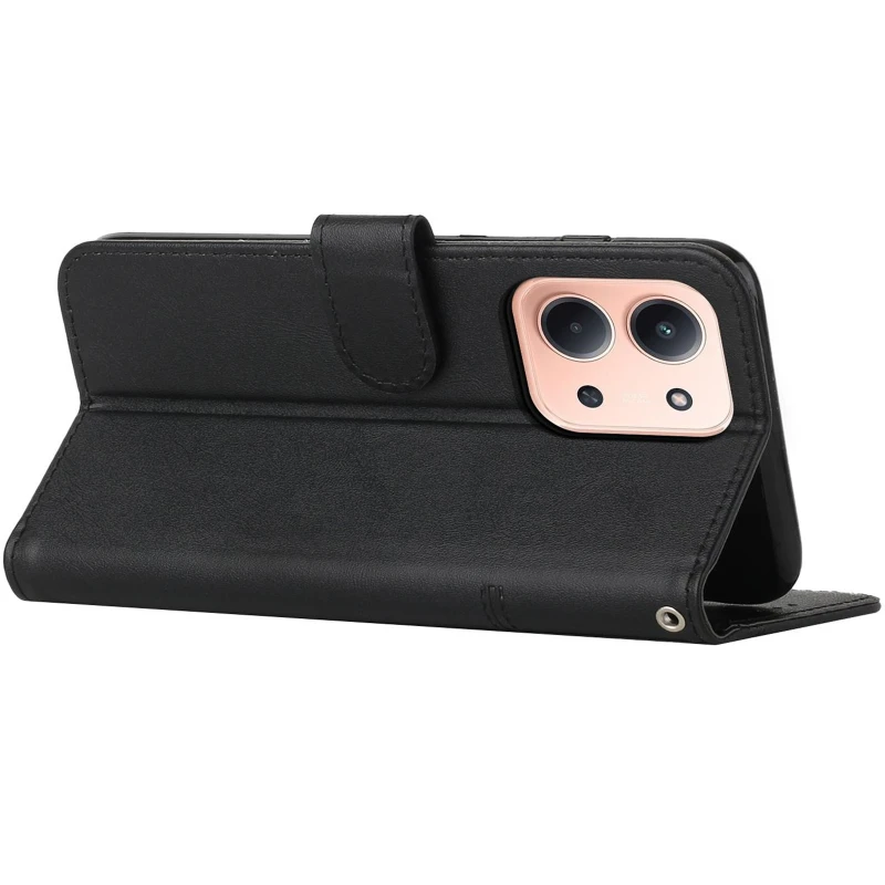 Кожаный чехол-книжка Jet Cover для Xiaomi Redmi 15C (EU) – Black. Фото 6 из 6