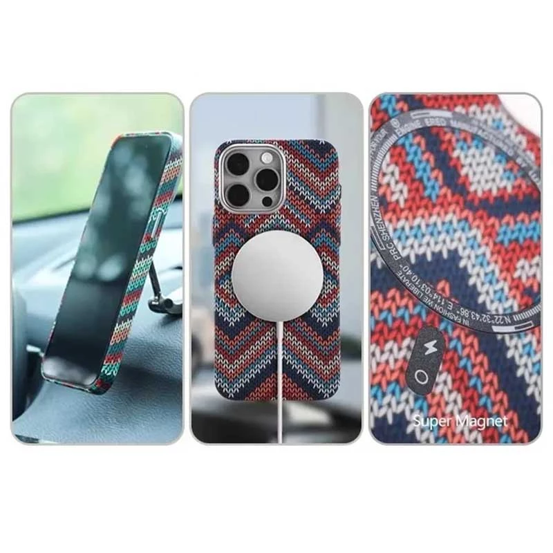 Пластиковая накладка Neon Ornament with Magnetic Safe для Apple iPhone 14 Pro Max (6.7") – L. Фото 8 из 8