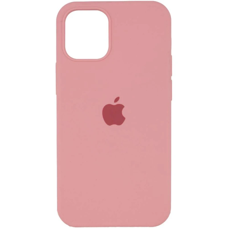 

Чехол Silicone Case с закрытым низом для Apple iPhone 12 (6.1") (Розовый / Pink), Рожевий / pink