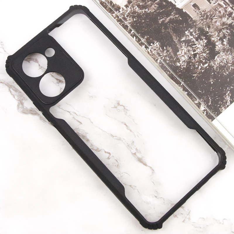 Чорний TPU+PC з посиленими кутами для Realme C33 – Black. Фото 6 з 6