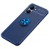 Чехол Deen ColorRing с кольцом для Realme C33 – Синий / Синий. Фото 1 из 2