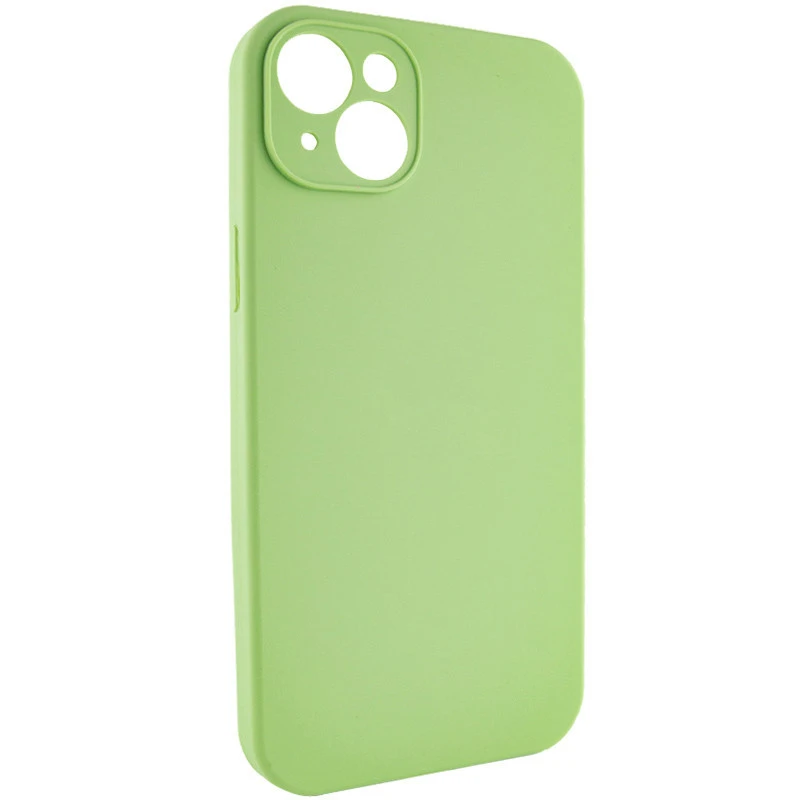 Чохол Silk Full Camera Protective (AA) NO LOGO для Apple iPhone 14 (6.1") – М'ятний / Mint. Фото 2 з 5