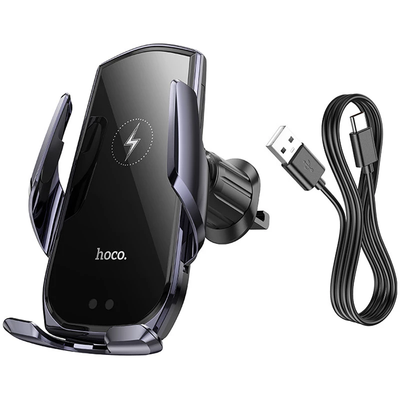 Автотримач з БЗП Hoco CA202 Plus – Black. Фото 5 з 8