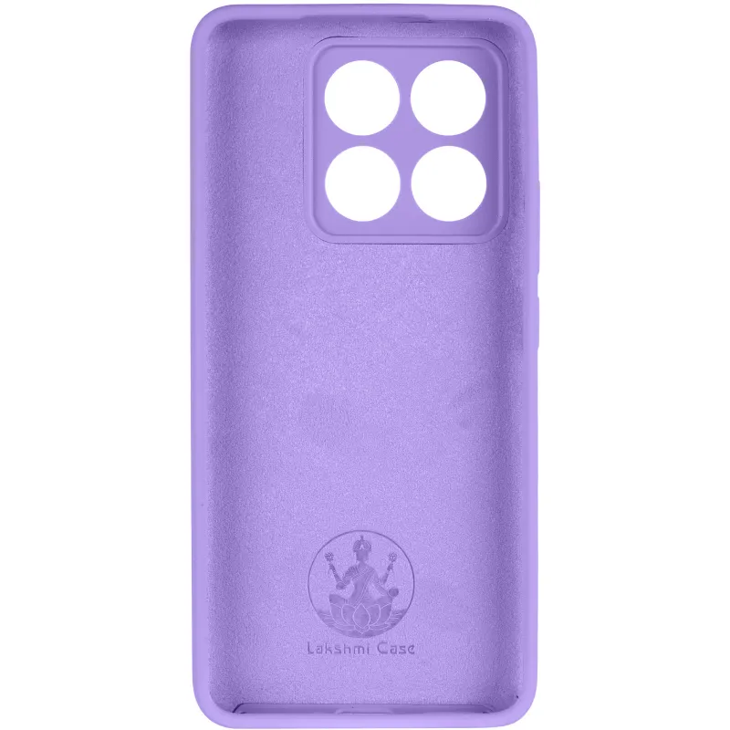 Чехол Silicone Case Lakshmi Premium з закритою камерою на Xiaomi 14T – Сиреневый / Dasheen. Фото 6 из 9