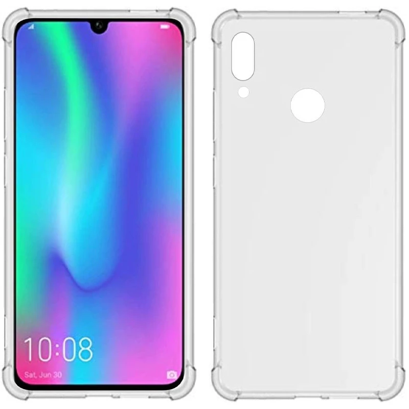 Ультратонкий силіконовий чохол GETMAN з критими бортами та камерою для Huawei P Smart+ (nova 3i) – Безбарвний (прозорий). Фото 2 з 4