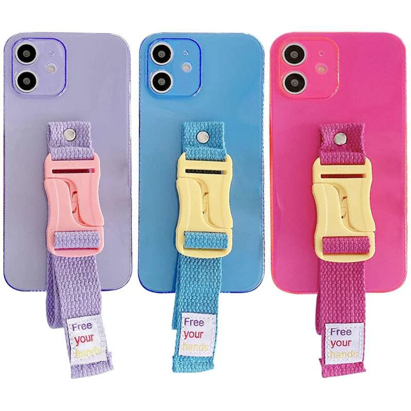 

Чохол Handfree з кольоровим ремінцем на Apple iPhone 12 mini (5.4")