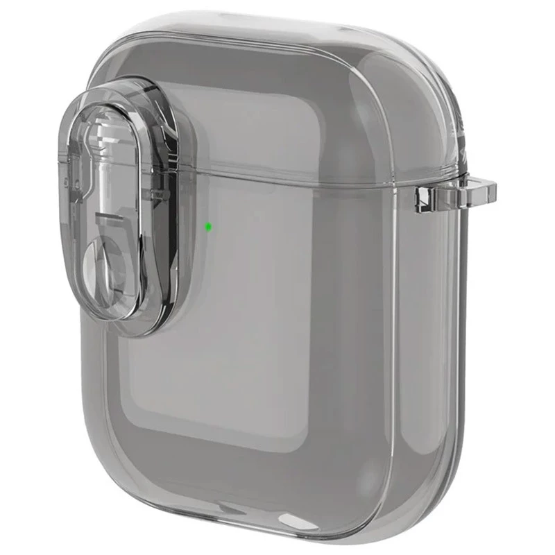 Футляр TPU Colorful для навушників Airpods 1/2 – Black. Фото 1 з 2