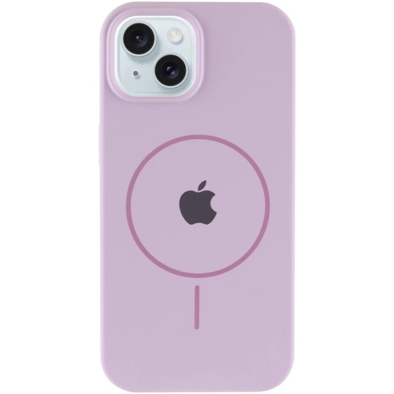 Чохол Silicone Armor Max with MagSafe для Apple iPhone 14 (6.1") – Бузковий / Lilac. Фото 3 з 7