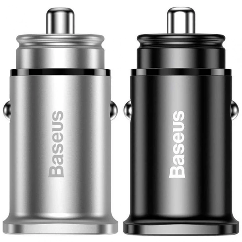 

АЗП Baseus Square Metal PD 3.0 QC 4.0+ 30W USB + Type-C