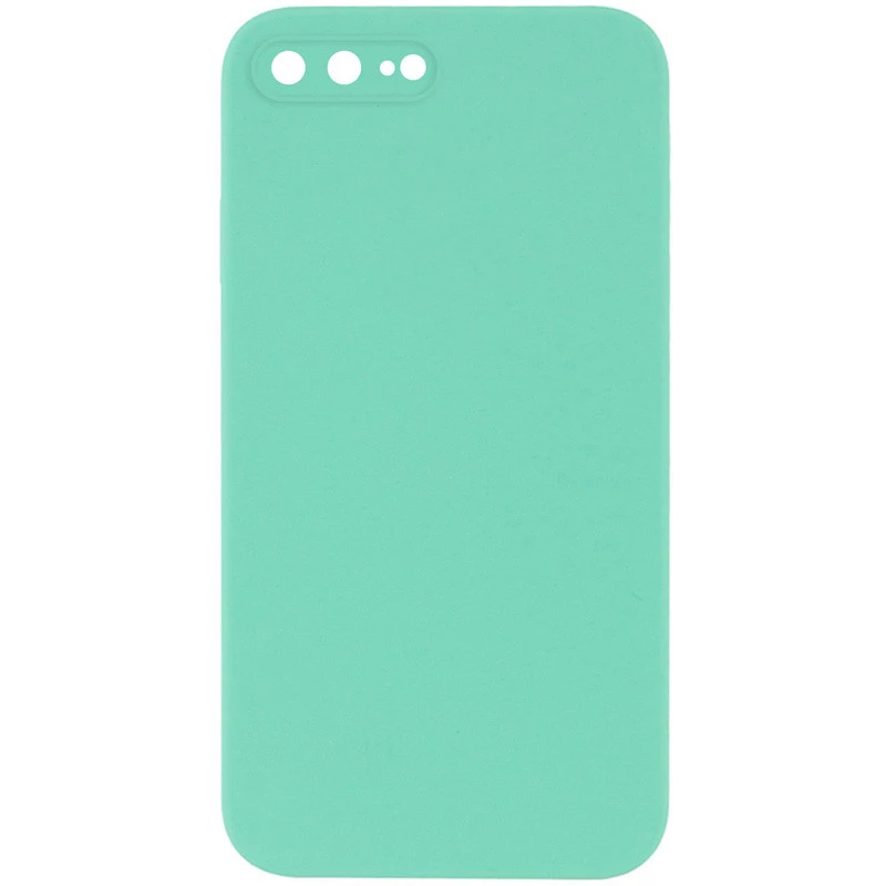 Чохол Silicone Case Square L з захистом камери на Apple iPhone 7 plus / 8 plus – Бірюзовий / Turquoise. Фото 1 з 1
