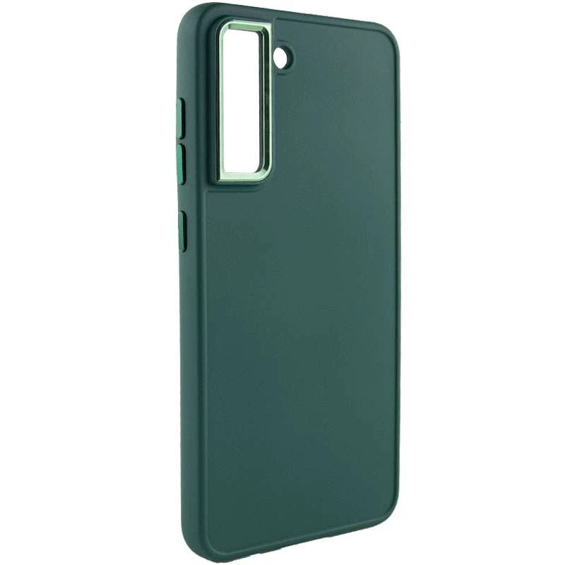 

TPU чохол Bonbon з металевими кнопками на Samsung Galaxy S23+ (Зелений / Pine green)