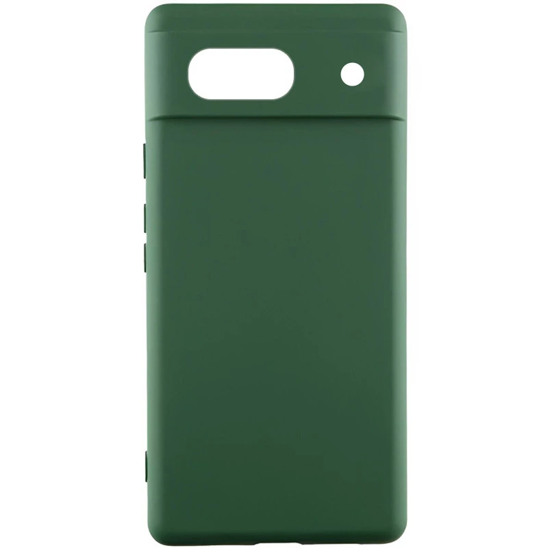 Чохол Silicone Case Lakshmi Premium з закритою камерою на Google Pixel 7a – Зелений / Cyprus Green. Фото 1 з 5