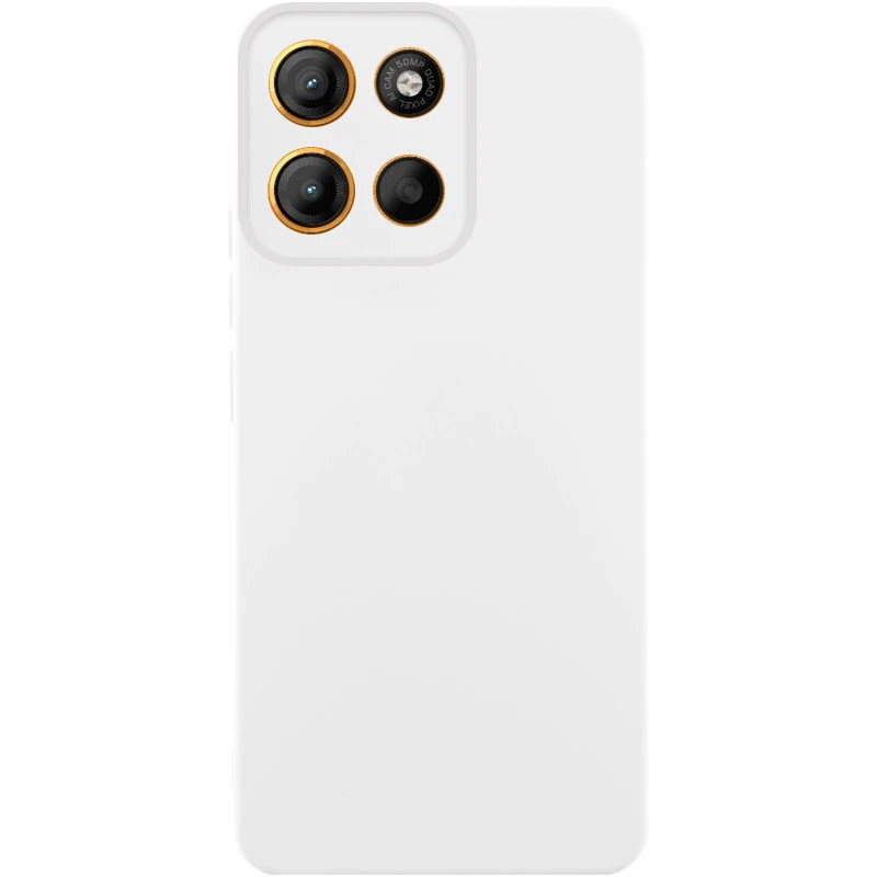 Чохол Silicone Cover Ummi Lakshmi Full Camera (AA) для Motorola Moto G56 5G – Білий / White. Фото 1 з 1