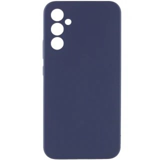 Чехол Silicone Case Lakshmi Premium з закритою камерою на Samsung Galaxy S23 — Темно-синий / Midnight blue