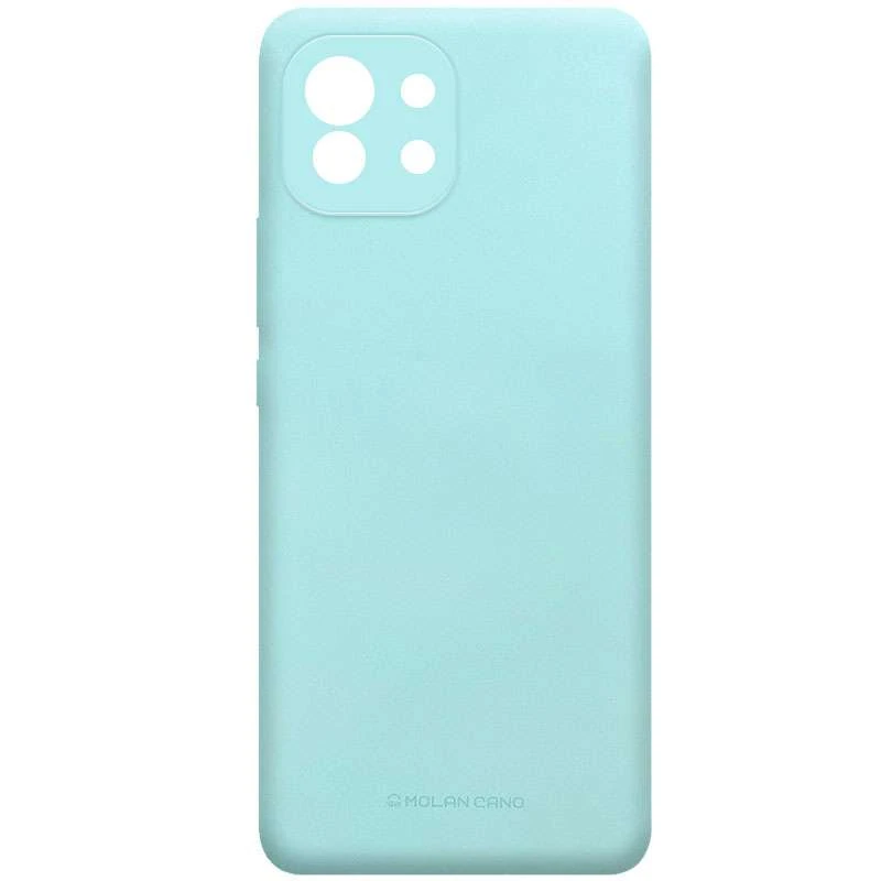 

Силіконовий чохол Molan Cano Smooth на Xiaomi Mi 11 (Бірюзовий)