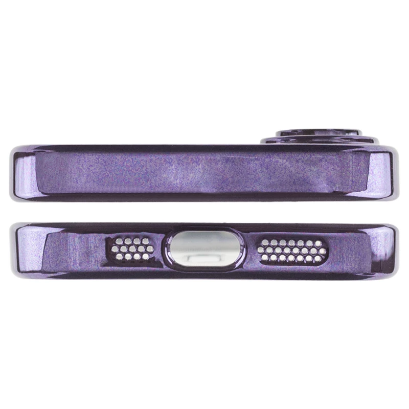 Хромовий TPU чохол з MagSafe на Apple iPhone 16 – Purple. Фото 9 з 9