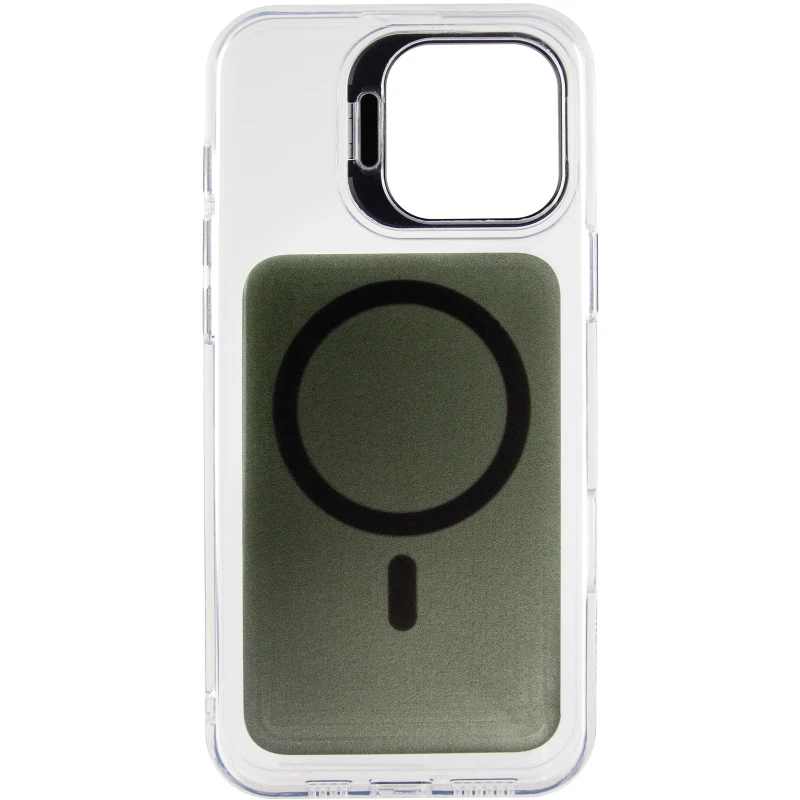 Чохол TPU+PC Jewel Sparkle with MagSafe для Apple iPhone 17 (6.3") – Violet Shimmer. Фото 5 з 8