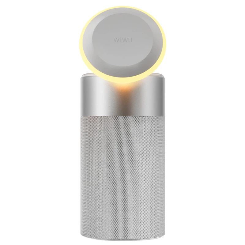 БЗУ WIWU Wi-W022 3 in 1 Wireless Charger+Bluetooth Speaker – White. Фото 2 из 5