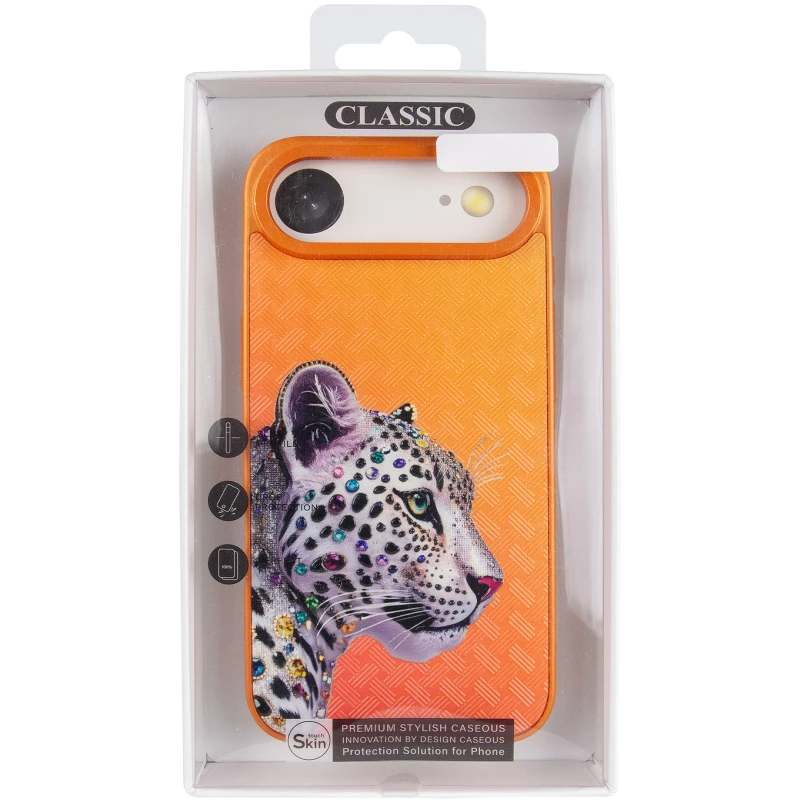 Чохол TPU+PC Crystal Hunt with MagSafe для Apple iPhone 17 Air (6.5") – Orange. Фото 8 з 8