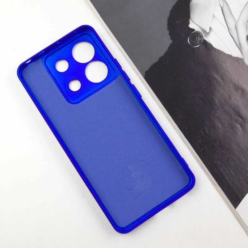 Чохол Silicone Case Lakshmi з закритою камерою на Xiaomi Redmi Note 13 Pro 5G – Синій / Iris. Фото 9 з 13