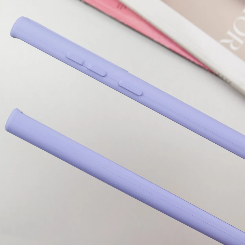 Чехол Silicone Case Lakshmi Plus с закрытой камерой для Samsung Galaxy S25 Ultra – Сиреневый / Dasheen. Фото 4 из 8