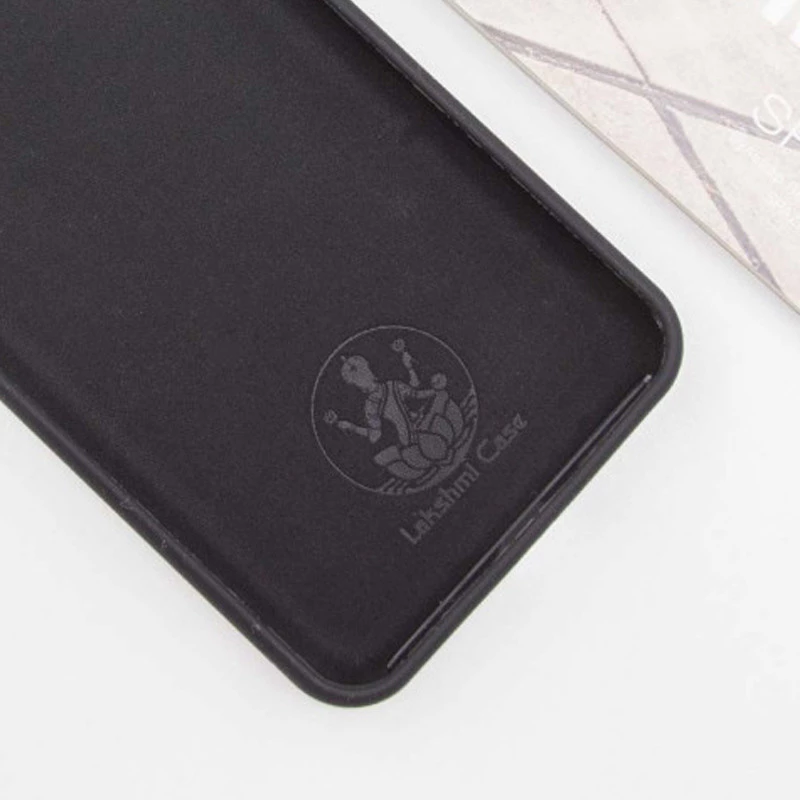 Чохол Silicone Case Lakshmi Plus з закритою камерою на Realme C65 4G – Чорний / Black. Фото 2 з 2