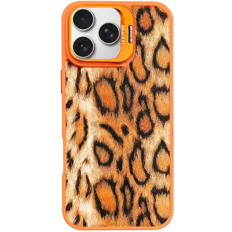 Чохол TPU+PC Wild Leopard with MagSafe and Lens для Apple iPhone 15 Pro Max (6.7") – Orange. Фото 1 з 3