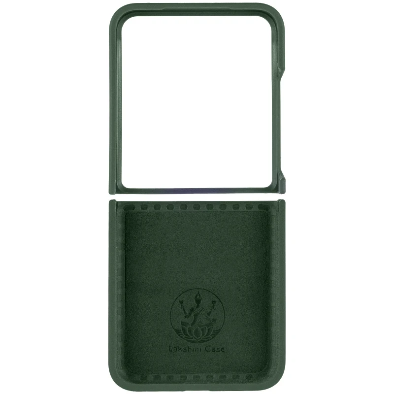 Чохол Foldables Silicone Cover Lakshmi (AAA) для Samsung Galaxy Z Flip7 – Зелений / Cyprus Green. Фото 8 з 9