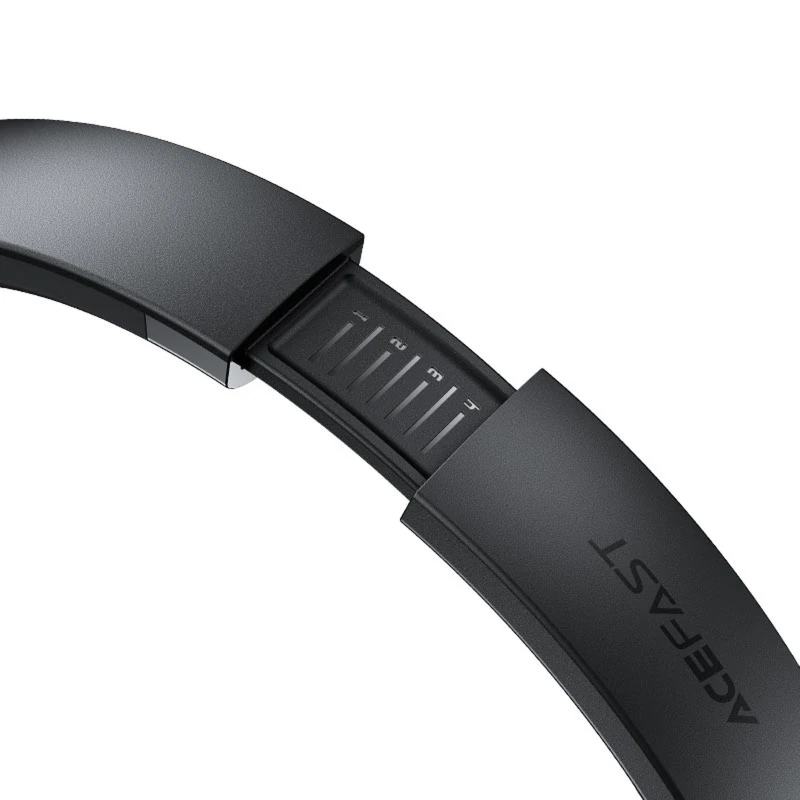 Накладні бездротові навушники Acefast H10 – Black. Фото 5 з 6