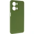 Чохол Silicone Case Lakshmi Plus з закритою камерою на Xiaomi Redmi 13C – Зелений / Dark green. Фото 3 з 6