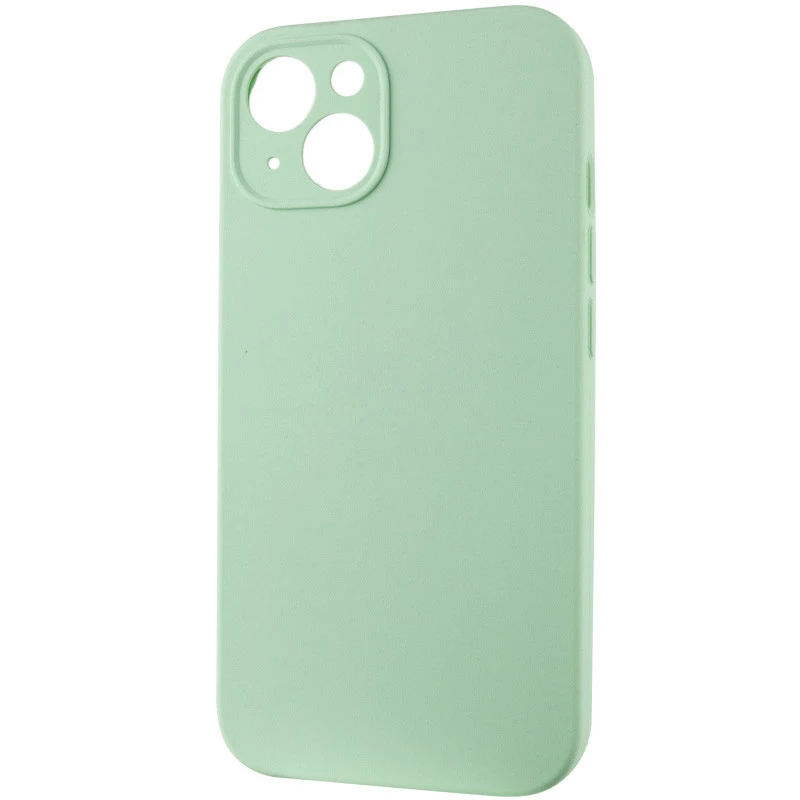 Чохол з закритим низом Silicone Case на Apple iPhone 16 – Зелений / Pistachio. Фото 5 з 11