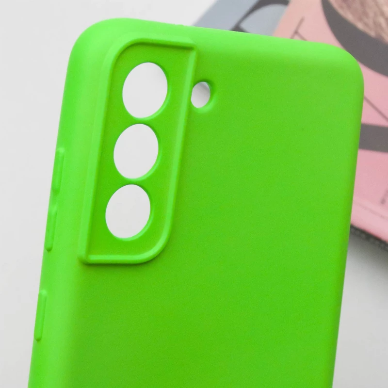Чохол Silicone Case Lakshmi з закритою камерою на Samsung Galaxy S23 FE – Салатовий / Neon Green. Фото 12 з 13