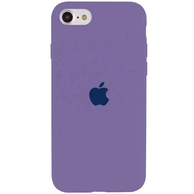 Чехол Silicone Case с закрытым низом для Apple iPhone SE (2020) – Серый / Lavender Gray. Фото 1 из 1