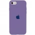 Чехол Silicone Case с закрытым низом для Apple iPhone SE (2020) – Серый / Lavender Gray. Фото 1 из 1