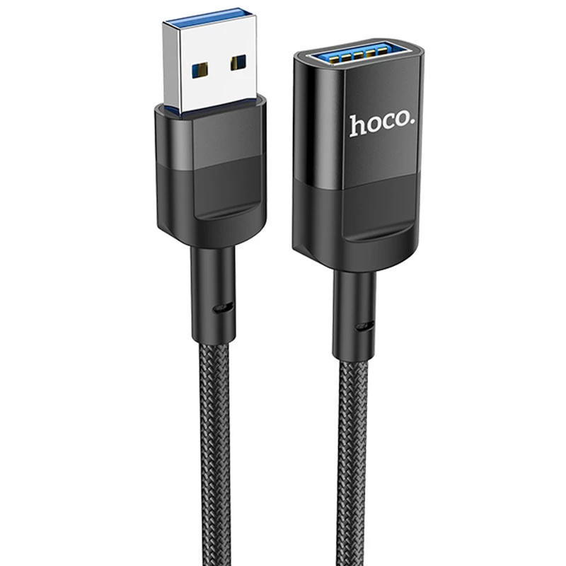 

Перехідник Hoco U107 USB male to USB female USB3.0 (Black)