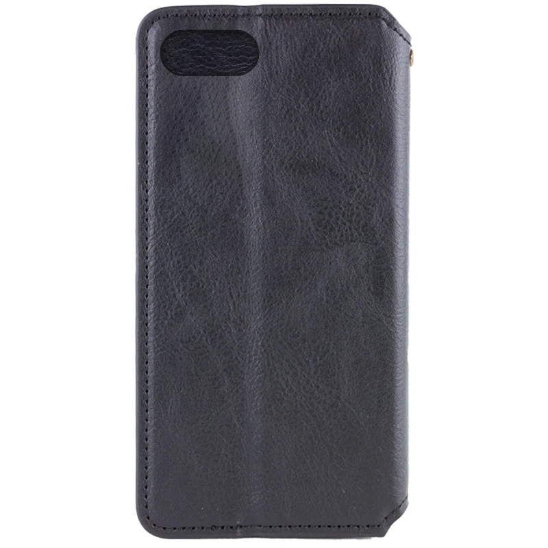 Чехол книжка GETMAN Cubic для Apple iPhone SE (2020) – Черный. Фото 2 из 3