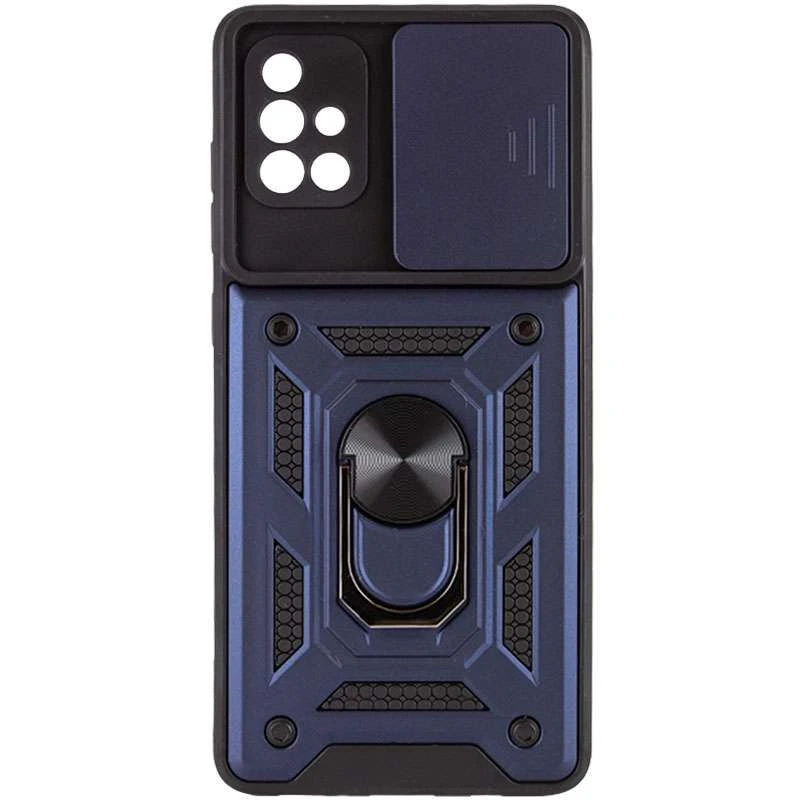 Протиударний чохол Serge Ring з захистом камери на Samsung Galaxy A71 – Синій. Фото 2 з 5