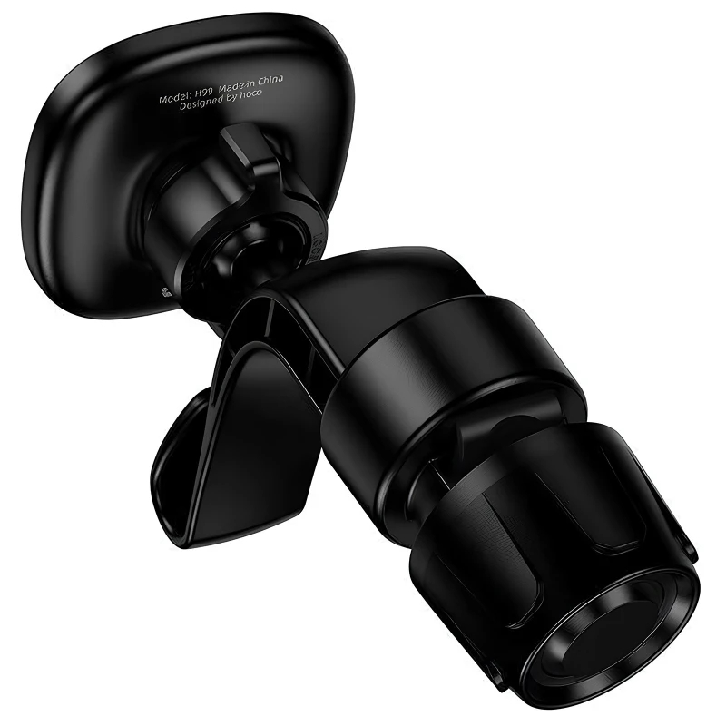 Автодержатель Hoco H99 Crown magnetic – Black metal gray. Фото 5 из 6
